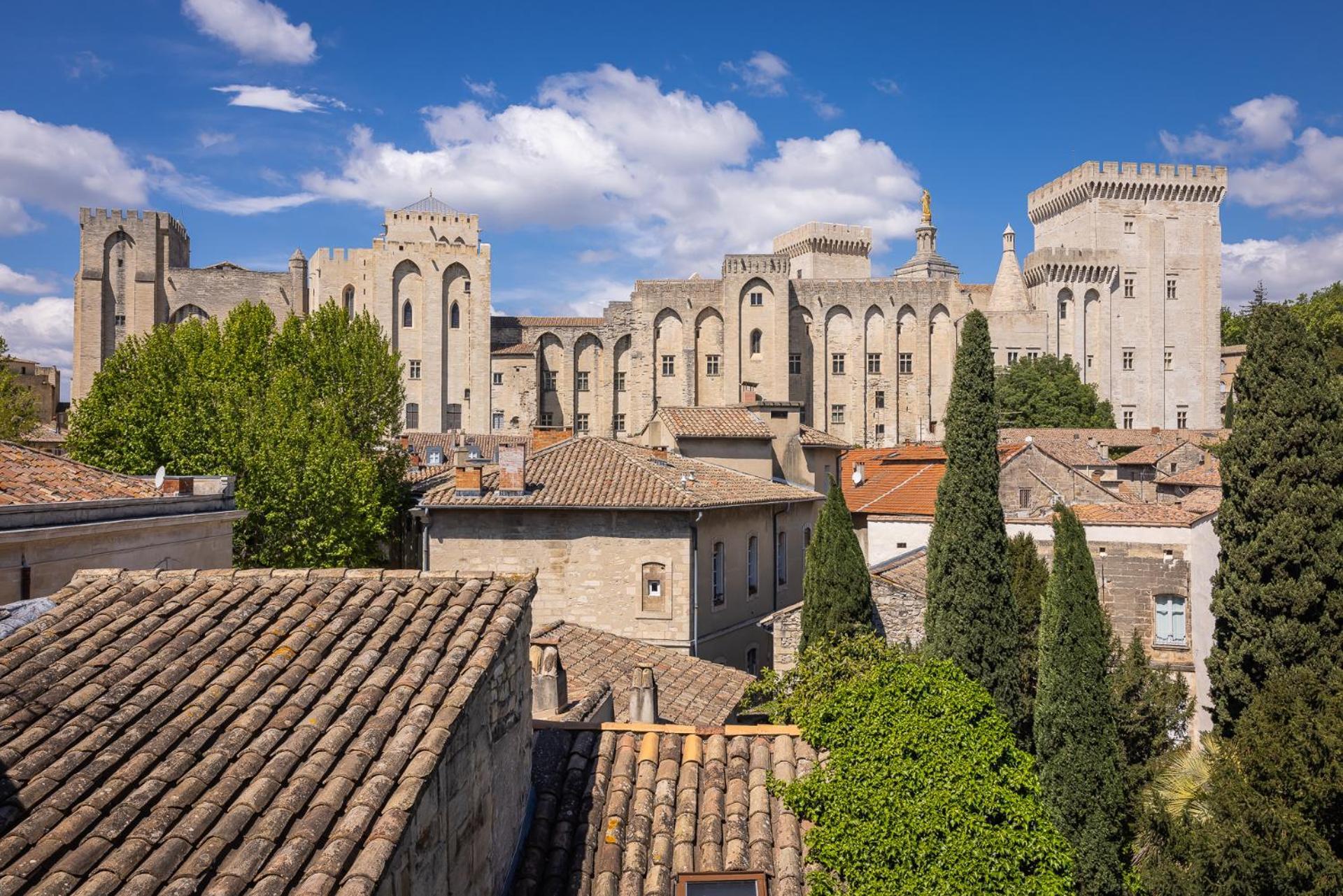 Avignon Intra-Muros, Vue Palais Des Papes Eksteriør billede