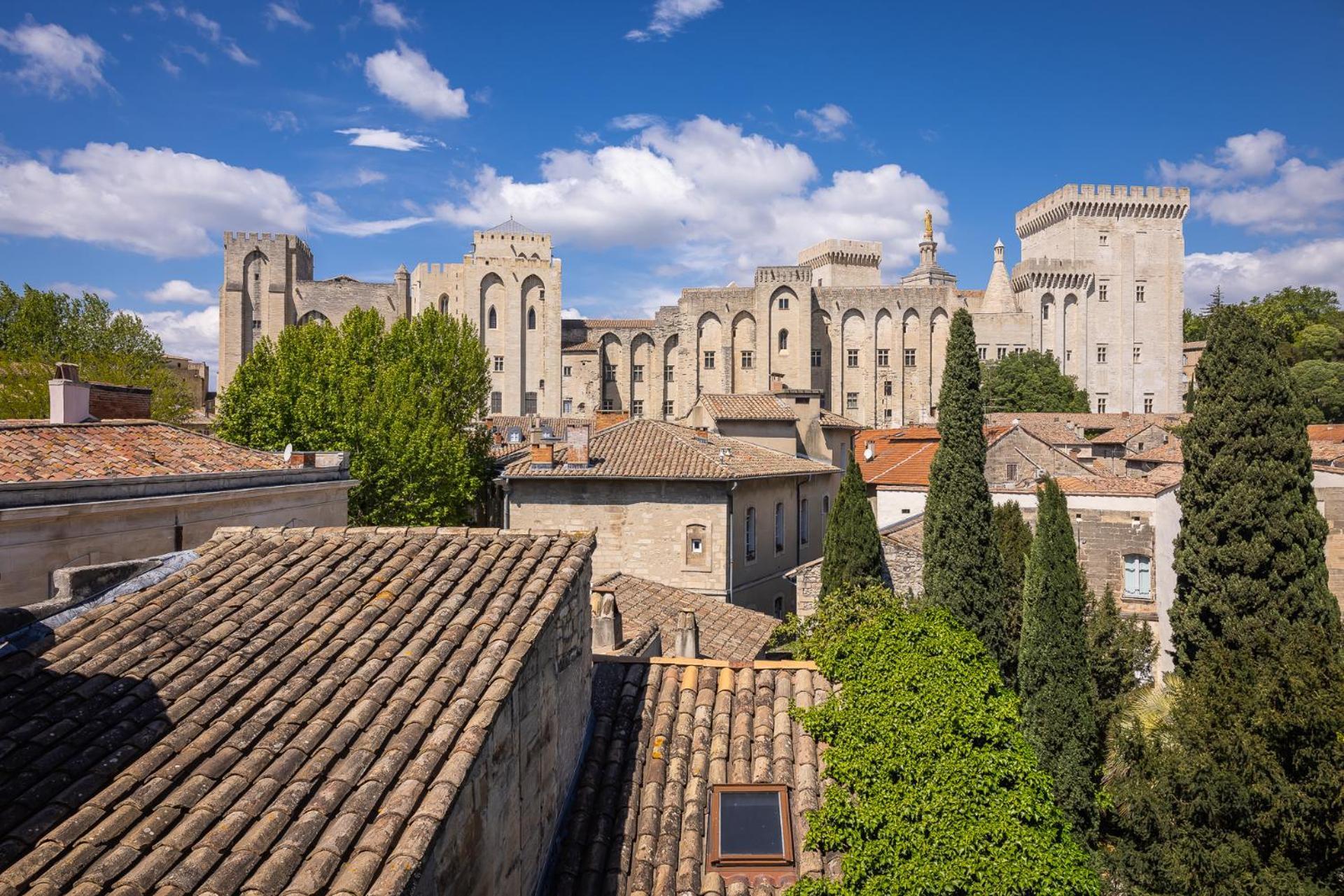 Avignon Intra-Muros, Vue Palais Des Papes Eksteriør billede
